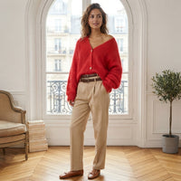 Gilet Marveine duveteux à col en V