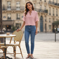 Blouse élégante en coton Klea