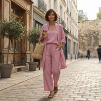 Combinaison ajustée à carreaux pour femme