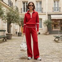 Ensemble détente à demi-zip et bandes latérales