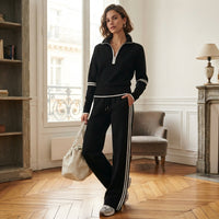 Ensemble détente à demi-zip et bandes latérales