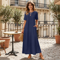 Robe longue décontractée Julie avec poches