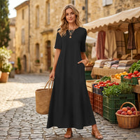 Robe longue décontractée Julie avec poches