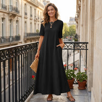Robe longue décontractée Julie avec poches