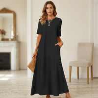 Robe longue décontractée Julie avec poches