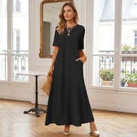 Robe longue décontractée Julie avec poches