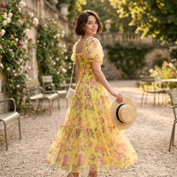 Robe midi Floral Empire