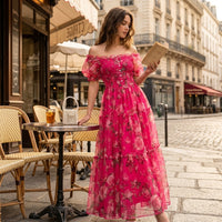 Robe midi Floral Empire