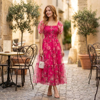 Robe midi Floral Empire
