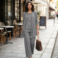 Costume trois pièces à jambes larges