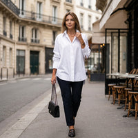 Chemise élégante à manches longues Lauren