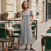 Robe midi boutonnée Zara