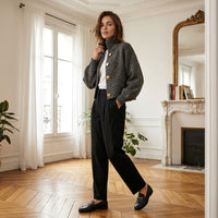 Veste courte en laine Adeline
