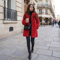 Manteau d'hiver Elina effet mouton