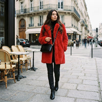 Manteau d'hiver Elina effet mouton