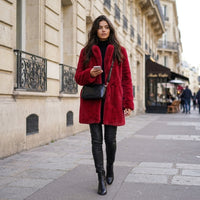 Manteau d'hiver Elina effet mouton