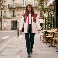 Veste pour femme douce effet laine