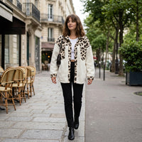Veste pour femme douce effet laine