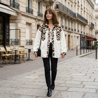 Veste pour femme douce effet laine
