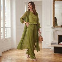 Ensemble Myxella trois pièces à jambes larges