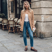 Veste mi-saison élégante et ajustée