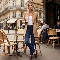 Veste mi-saison élégante et ajustée
