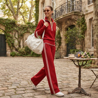 Ensemble détente à demi-zip et bandes latérales