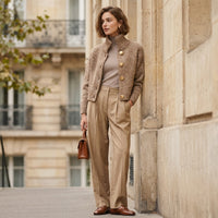 Veste courte en laine Adeline