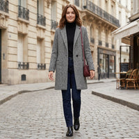 Manteau structuré texturé Camille
