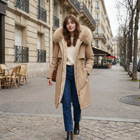 Manteau d'hiver imperméable et isolant