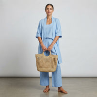 Combinaison ajustée à carreaux pour femme