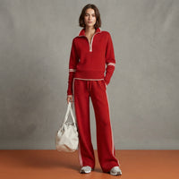 Ensemble détente à demi-zip et bandes latérales
