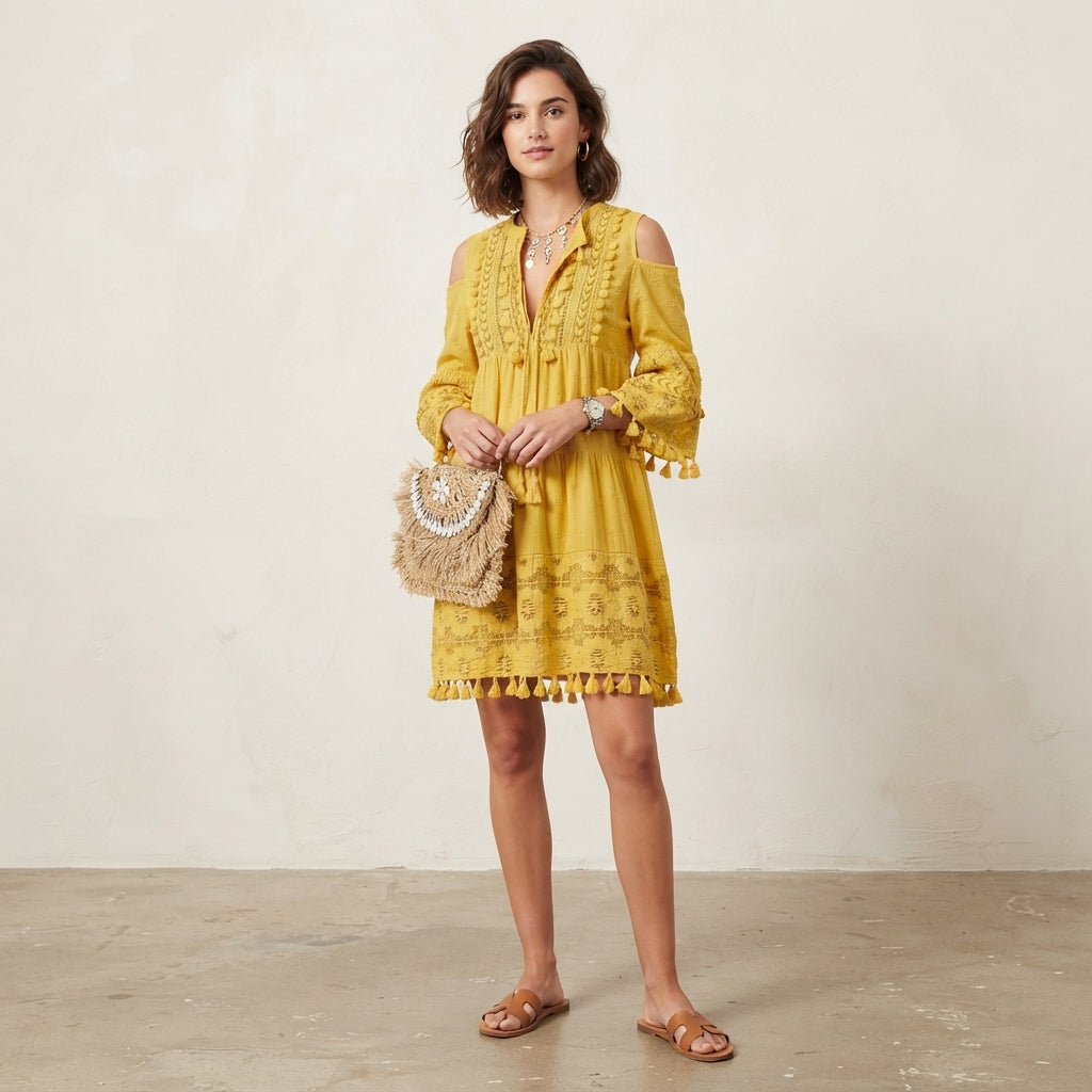 Tenue hippie chic