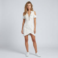 Robe en jean Corinne à fermeture éclair