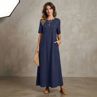 Robe longue décontractée Julie avec poches