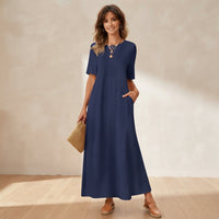 Robe longue décontractée Julie avec poches
