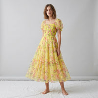 Robe midi Floral Empire