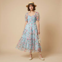 Robe midi Floral Empire