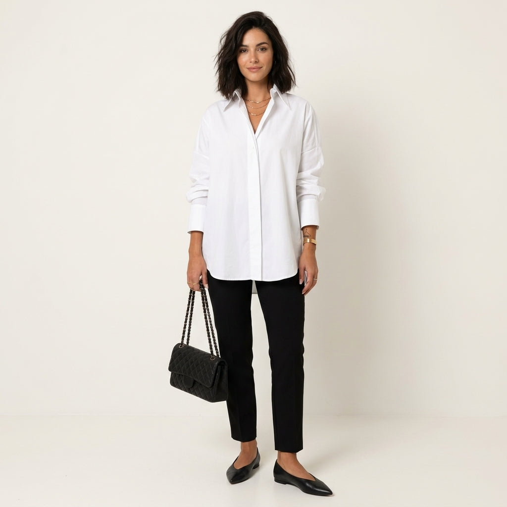 Chemise élégante à manches longues Lauren