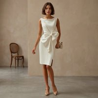 Robe midi Dannell à nœud