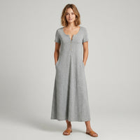 Robe midi boutonnée Zara