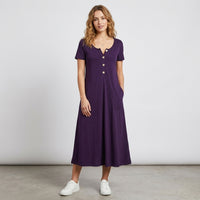 Robe midi boutonnée Zara