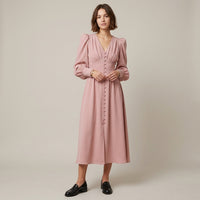 Robe midi en satin Juliette