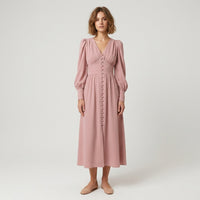 Robe midi en satin Juliette