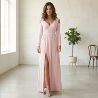 Robe de soirée en satin Eulalie