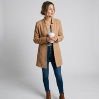 Veste mi-saison élégante et ajustée