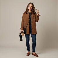 Veste longue matelassée Faith
