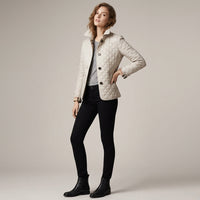 Veste élégante à revers rembourrés