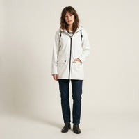 Parka d'hiver longue doublée en polaire