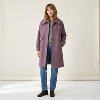Veste en laine à simple boutonnage